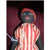 Image 1 : 8" Black Cloth Doll Painted Features #2221917