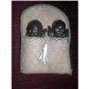 Image 1 : 3.5" Black bisque twins in blanket #2221937