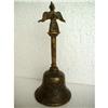 Image 1 : ANTIQUE BRASS BELL WITH  GARUDA ON TOP. #2222318