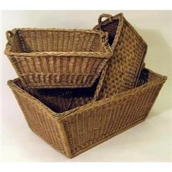 Wicker Market Basket * Antique French grocer #2222334