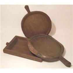 ANTIQUE WOODEN STICKY RICE BOWL #2222345