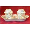 Image 1 : Mille Fleurs CHINTZ Salt Pepper Tray JAMES KENT#2222419