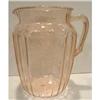 Image 1 : Pink Mayfair Open Rose 80 oz. Pitcher #2222533