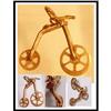 Image 1 : Vintage MEchanical Unicycle 14kt GOLD  CHARM #2222749