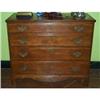 Image 1 : Circa 1800 Pine Chest, Bracket Feet  #2235616