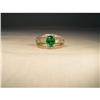 Image 1 : Rare 14K YG MicroPave Diamond Tourmaline Band #2178379