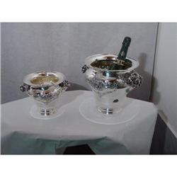 STERLING SILVER 925  CHAMPAGNE AND ICE HOLDER #2190891