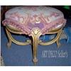 Image 1 : Gilt Victorian Bench with Early 19th C. #2190904
