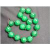 Image 1 : Emerald green color jadeite mala made from 18 #2191496