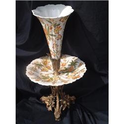 Empire style large tazza of glazed ceramic with#2191552