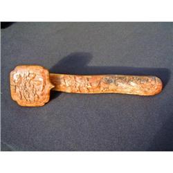 Antique yellow-russet jade JuYi with intricate #2191560
