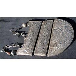 Silver Miao neckwear ornament with intricate #2191565