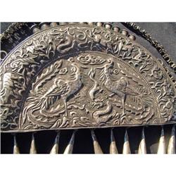Exquisite large Miao silver neckwear with #2191571