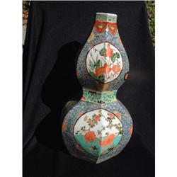 Antique double-gourd vase with wonderful enamel#2191573