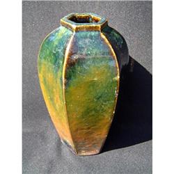Tang period hexagonal shape vase with mirror #2191595