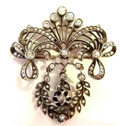 Antique Diamond Brooch/Necklace #2191820