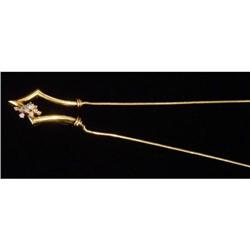18K Gold & Diamond Necklace - Henri Dunay #2191821