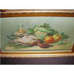 Still Life / Oil on Canvas Painting  C.1910 #2207641