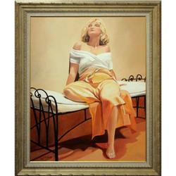 Resting Woman portrait watercolor Korytowska #2207670