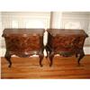 Image 1 : Pair Burl Tables Magnificent Italian Hand Made #2207716