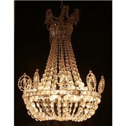 Gustavian Crystal Chandelier #2207758