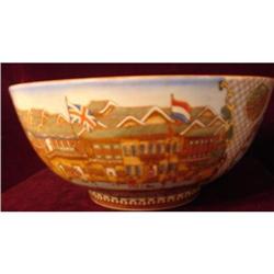 CHINESE EXPORT PORCELAIN CANTON NEW HONG BOWL #2207770