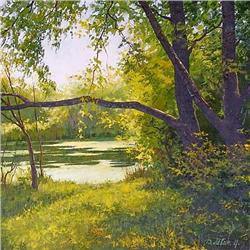 Sentimental "Old Pond"Russian traditions school#2207808