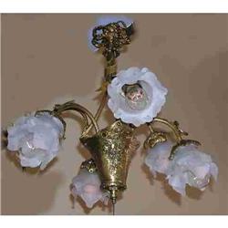 French Floral Motif Chandelier - pair available#2207879