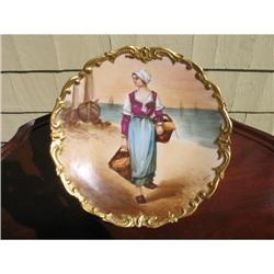 DUBOIS SIGNED   LIMOGES PLACQUE #2207915