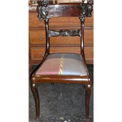 Set of Eight Antique Mahogany Dining Chairs #2207980