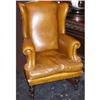 Image 1 : Leather Wing Chair #2207981