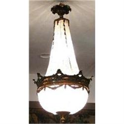 Antique French Empire Crystal Chandelier #2208008