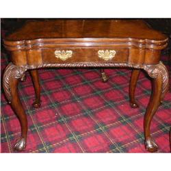 Chippendale Style Game Table Card Table Console#2208041