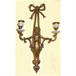 Pair of Cherub Sconces Wall Lights Wall Lamps #2208045