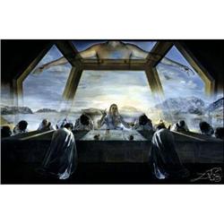Dali, "Last Supper" Lithograph L.E. COA 125 ud.#2208070