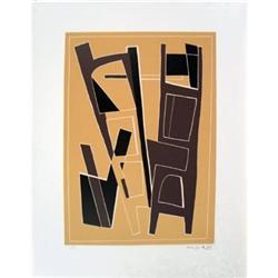 Magnelli Signed linocut   Magnanerie VI #2208085