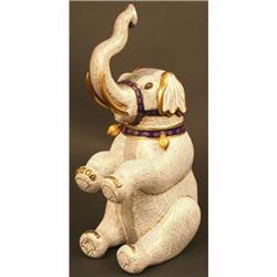 Japanese Antique Cloisonne Sculpture, Elephant #2208324