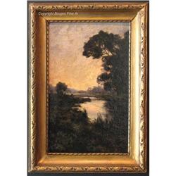 English antique oil painting - 19th, signed #2208432