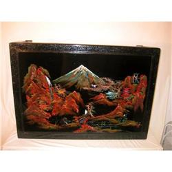 Japanese low Tea Table hand painted signed #2208443