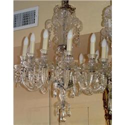 Massive 12 Arm Crystal Chandelier Fixture Lamp #2208451