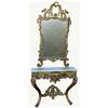 Image 1 : 19c Victorian Vanity Mirror Console Pier Table #2208462