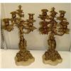 Image 1 : Nice 19c French Dore Bronze Cherub Candelabra #2208470