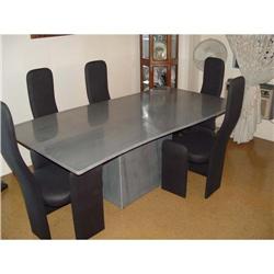 Eames Retro Modern Italian Marble Dinning Table#2208490