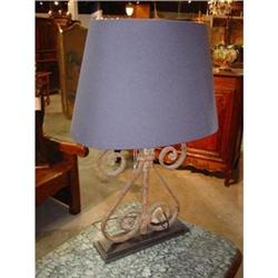 Antique Iron Lamp from France  #2208579