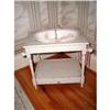 Image 1 : Longchamp Porcelain Foot Bath With Stand #2220683