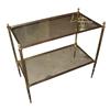 Image 1 : Brass and Glass Side Table #2220731