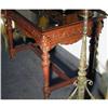 Image 1 : Carved Library Table #2220840