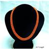 Image 1 : Natural Genuine Coral Beads Net Maze Pattern #2221396