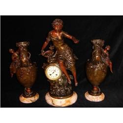 A French 3rd Republic marble garniture with #2221591
