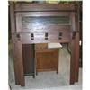 Image 1 : Wonderful Mission Oak Mantle C. 1910 #2221605